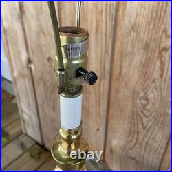 Set 2 Cooper Vintage Antique 28 Brass Candlestick Corded Table Lamp Decorative Set 2 Cooper Vintage Antique 28 Brass Candlestick Corded Table Lamp Decorative