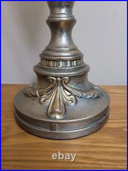 Set Of Two Tropy Brass Table Lamp Hand Find No Shade Or Hardware