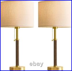 Set of 2 Vintage 22 Mid Century Modern Table Lamps for Bedroom & Living Room