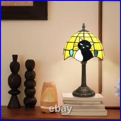 Small Tiffany Lamp Stained Glass Table Lamp Elegant Cute Retro Vintage Style Whi