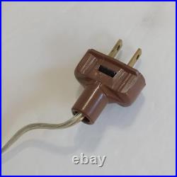 Stunning vintage Italian Marble Table Lamp Carved Urn Pedestal Design with Taupe