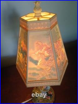 Table Lamp Angel When Turned On The Angels Appear On The Shade Vintage (R) Table Lamp Angel When Turned On The Angels Appear On The Shade Vintage (R)