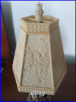 Table Lamp Angel When Turned On The Angels Appear On The Shade Vintage (R) Table Lamp Angel When Turned On The Angels Appear On The Shade Vintage (R)