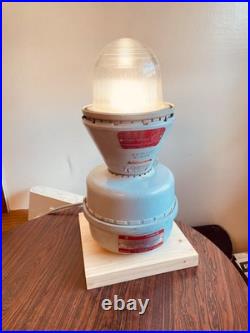 Table Lamp, industrial salvage. Appleton A-51 explosion proof vintage