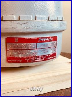 Table Lamp, industrial salvage. Appleton A-51 explosion proof vintage