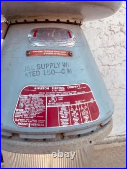 Table Lamp, industrial salvage. Appleton A-51 explosion proof vintage