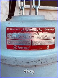 Table Lamp, industrial salvage. Appleton A-51 explosion proof vintage