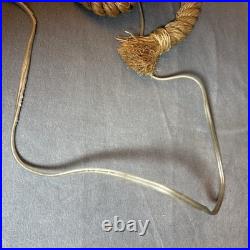 Tarogo Nautical Rope Table Lamp Mermaid Ocean 22 Inches Tall Whimsical Sea VTG