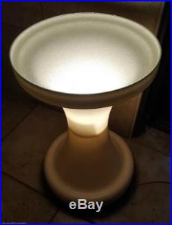Tavolino luminoso vintage modernariato abs anni 70 lampada piantana table lamp