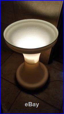 Tavolino luminoso vintage modernariato abs anni 70 lampada piantana table lamp