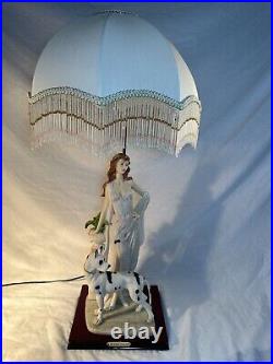 The Crosa Collection Table Lamp Lady with Dalmatian