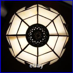Tiffany Style Black Cat Stained Glass Table Lamp Cute Desk Bedside Decor Gift