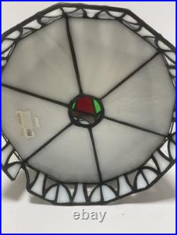 Tiffany Style Lamp NO LIGHT Colored Stained Glass Carousel Horses Vintage Decor Tiffany Style Lamp NO LIGHT Colored Stained Glass Carousel Horses Vintage Decor