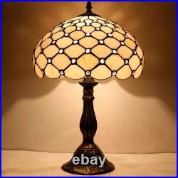 Tiffany Style Stained Glass Table Lamp Vintage Bedside Nightstand Desk Light