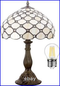Tiffany Style Stained Glass Table Lamp Vintage Bedside Nightstand Desk Light