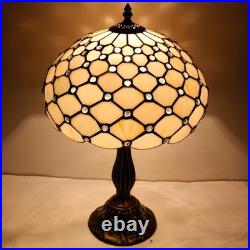 Tiffany Style Stained Glass Table Lamp Vintage Bedside Nightstand Desk Light