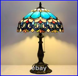 Tiffany Table Lamp Stained Glass Lamp 19 Antique Reading Light, Gift Mother day