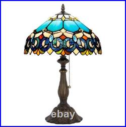 Tiffany Table Lamp Stained Glass Lamp 19 Antique Reading Light, Gift Mother day