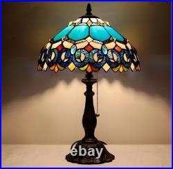 Tiffany Table Lamp Stained Glass Lamp 19 Antique Reading Light, Gift Mother day