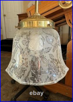 Unique Hollywood Regency 1980s Vintage Gold Gooseneck Lamp