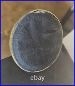 Unique Hollywood Regency 1980s Vintage Gold Gooseneck Lamp