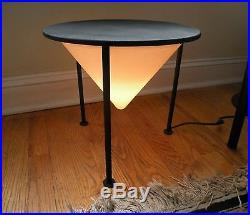 VERY RARE Philippe Starck Modernist Memphis Era Post Modern VTG lamp table
