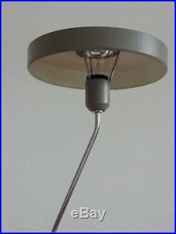VINTAGE PHILIPS TISCHLAMPE ROMEO DESIGN LOUIS KALFF GREY TABLE LAMP 60er
