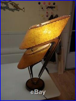 VTG. 1950's MAJESTIC Boomarange Table Lamp