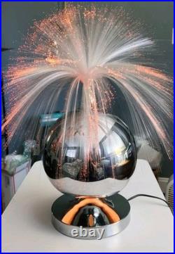 VTG. Fantasia Sunburst 4000 Color Changing Fiber Optic Lamp Silver Base EVC VTG. Fantasia Sunburst 4000 Color Changing Fiber Optic Lamp Silver Base EVC