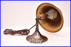 VTG Greist Mfg Co Brass Desk Lamp Super Adjustable Antique Lighting New Haven