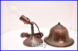 VTG Greist Mfg Co Brass Desk Lamp Super Adjustable Antique Lighting New Haven