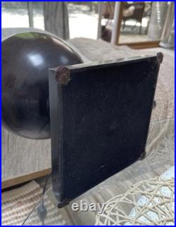 VTG MAGNIFICENT X LARGE & HEAVY Table Lamp Bronze Textured Metal PERFECT DESIGN