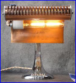 VTG MERCOLITE Machine Age Deco Mercury Lamp c. 1930 RESTORED and CONVERTED