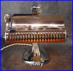 VTG MERCOLITE Machine Age Deco Mercury Lamp c. 1930 RESTORED and CONVERTED
