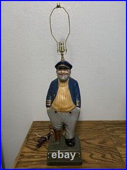 VTG Peg Leg Pete Sea Captain Nautical Lamp 36 SC 73 PLEASE READ