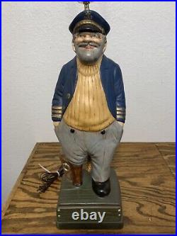 VTG Peg Leg Pete Sea Captain Nautical Lamp 36 SC 73 PLEASE READ