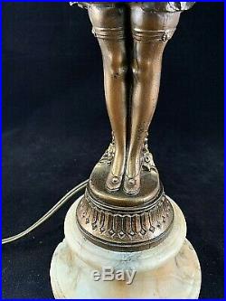 Vintage 1920-30s Art Deco Figural Table Lamp