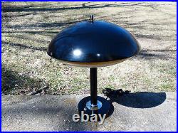 Vintage 1930's 40's or 50's MCM Bauhaus Style Mushroom Table or Desk Lamp