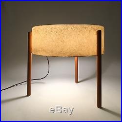 Vintage 1950 Bill Lam Molded Fiberglass Lamp Table Model LL-130