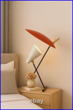 Vintage 1950s Italian Stilnovo Style Mid Century Modern Desk Table Lamp Vintage 1950s Italian Stilnovo Style Mid Century Modern Desk Table Lamp