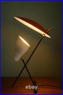 Vintage 1950s Italian Stilnovo Style Mid Century Modern Desk Table Lamp Vintage 1950s Italian Stilnovo Style Mid Century Modern Desk Table Lamp