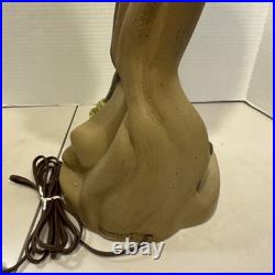 Vintage 1950s Mid Century Reglor Of California Chalkware Original Table Lamps