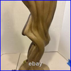 Vintage 1950s Mid Century Reglor Of California Chalkware Original Table Lamps