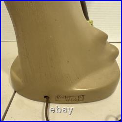 Vintage 1950s Mid Century Reglor Of California Chalkware Original Table Lamps