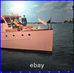 Vintage 1950s Mid Century Table Lamp Starburst Base Nautical Shade MCM 24.5