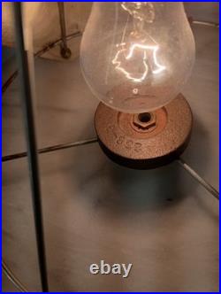 Vintage 1950s Victorian Style Porcelain Lady Bust Dual Light Table Lamp 19 Tall