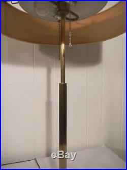 Vintage 1950s table lamp brass marble Stiffel Parzinger Thurston mid century mod