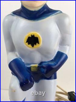 Vintage 1960's DC Batman Plastic Light Lamp