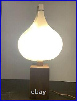 Vintage 1960s French Letang Remy As de Pique / Ace Of Spades Table Lamp MCM