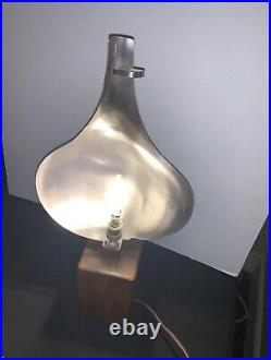 Vintage 1960s French Letang Remy As de Pique / Ace Of Spades Table Lamp MCM